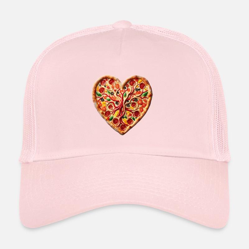 Soutien sincère pour les pizzas CHD Casquette trucker 
