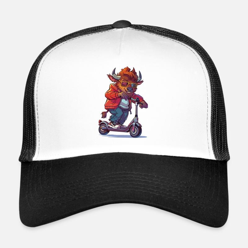 Trottinette Bison Casquette trucker 