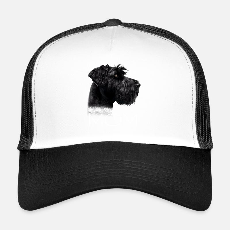 Black Russian Terrier Mom Trucker Cap