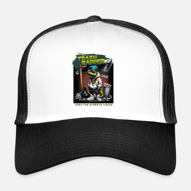 TRASH RAPPER Lizard Casquette trucker 