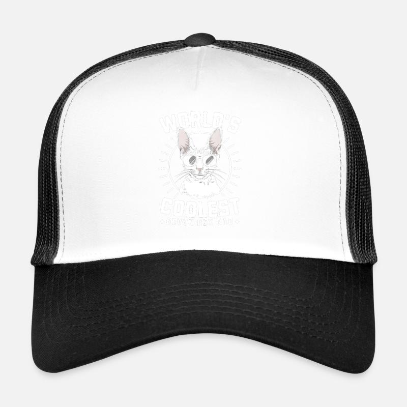 Katze Devon Rex Geschenk Trucker Cap