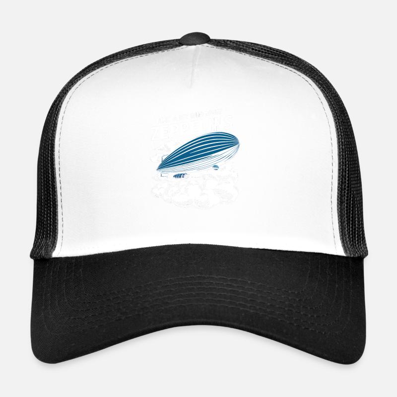 Luftschiff Zeppelin Geschenk - Trucker Cap - Weiß/Schwarz