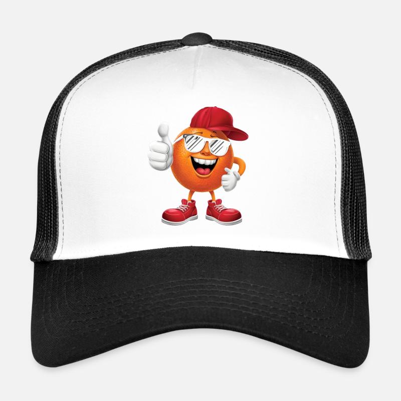 Orange Trucker Cap