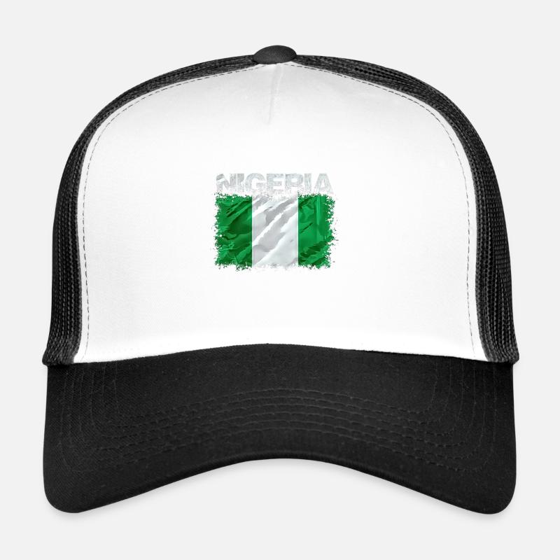 Nigeria - Trucker Cap - white/black