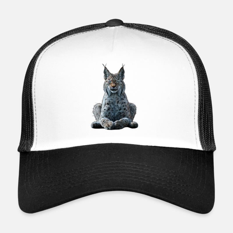 Lynx - Casquette trucker  - blanc/noir