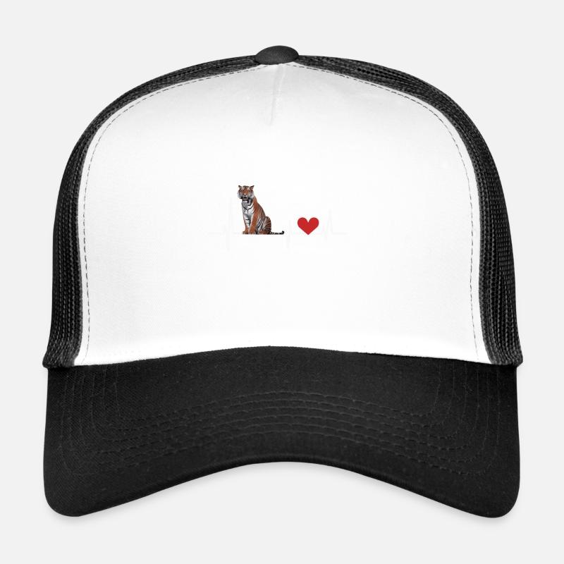 Tiger - Trucker Cap - Weiß/Schwarz