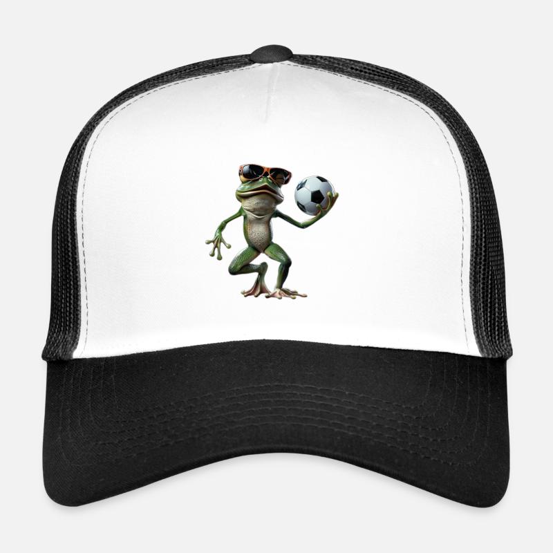 Frosch - Trucker Cap - Weiß/Schwarz