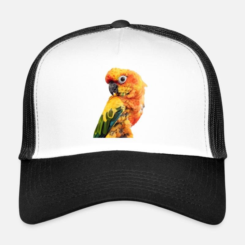 Sittiche - Trucker Cap - Weiß/Schwarz