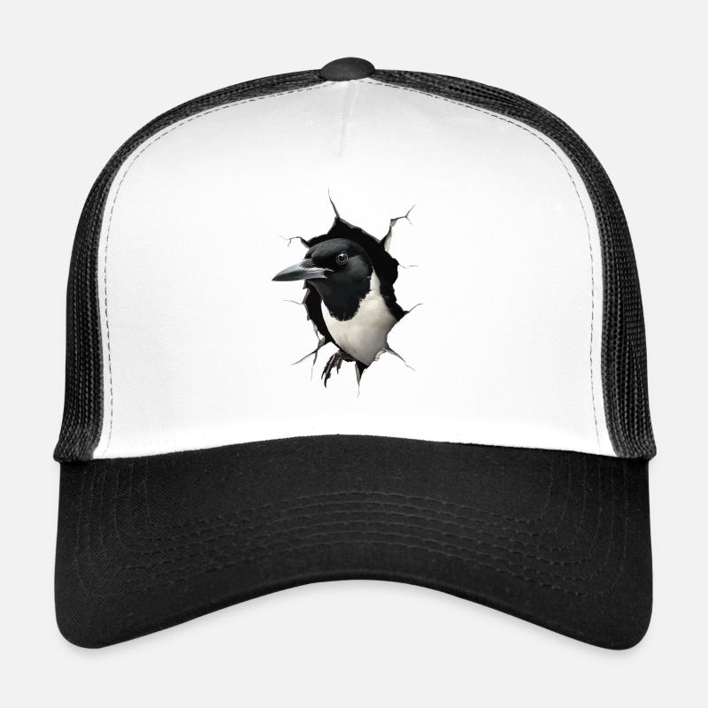 Elster - Trucker Cap - Weiß/Schwarz