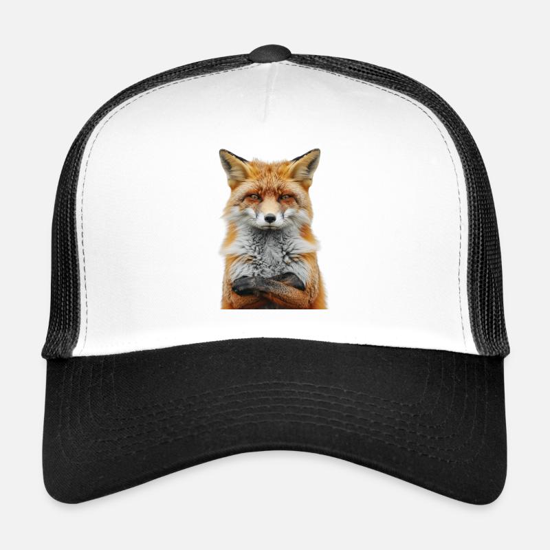 Fuchs - Trucker Cap - Weiß/Schwarz
