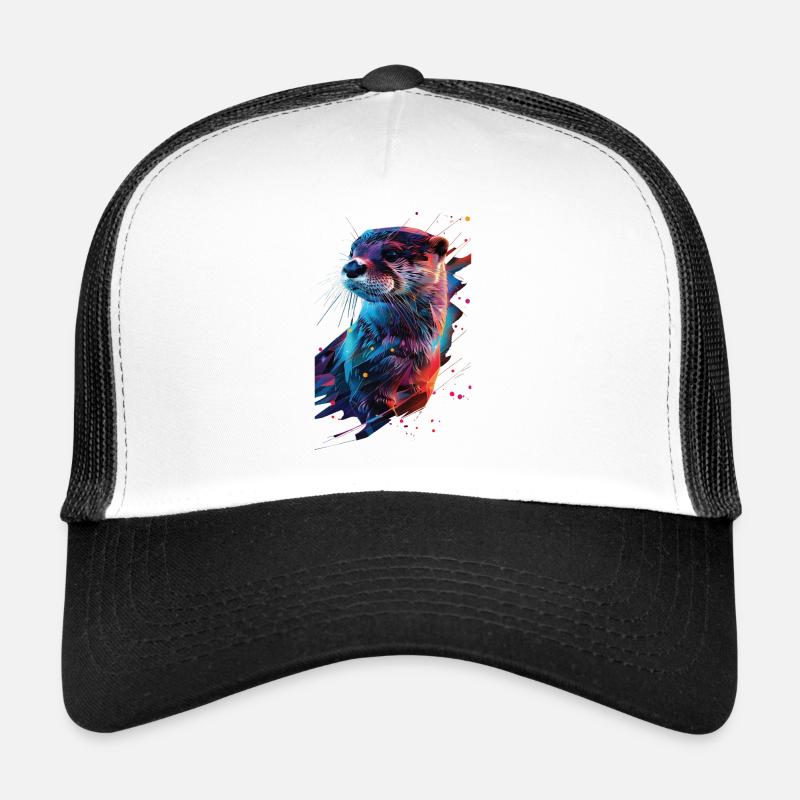 Otter - Trucker Cap - Weiß/Schwarz