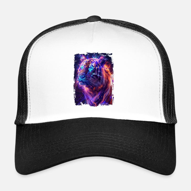 Tiger - Trucker Cap - Weiß/Schwarz