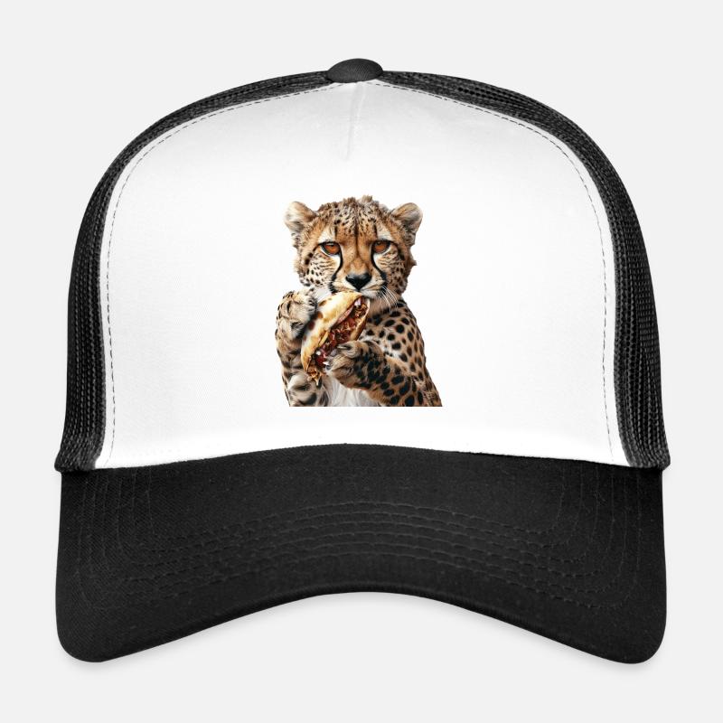 Gepard - Trucker Cap - Weiß/Schwarz