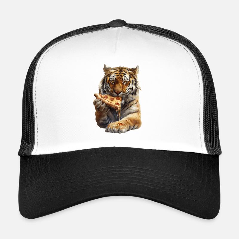 Tiger - Trucker Cap - Weiß/Schwarz