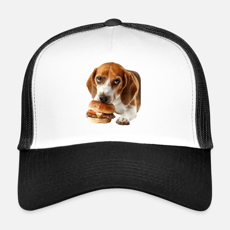 Beagle - Trucker Cap - Weiß/Schwarz