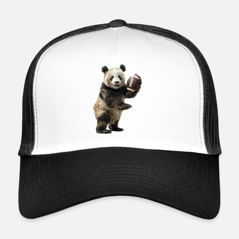 Ballon de football panda géant Casquette trucker 