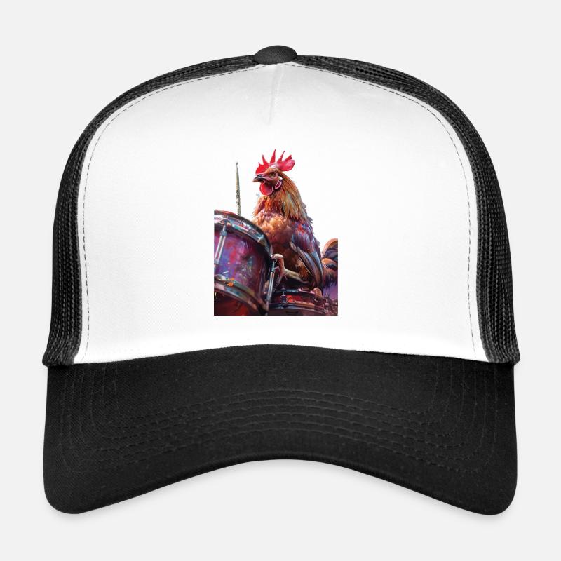 Hahn Trommeln Trucker Cap