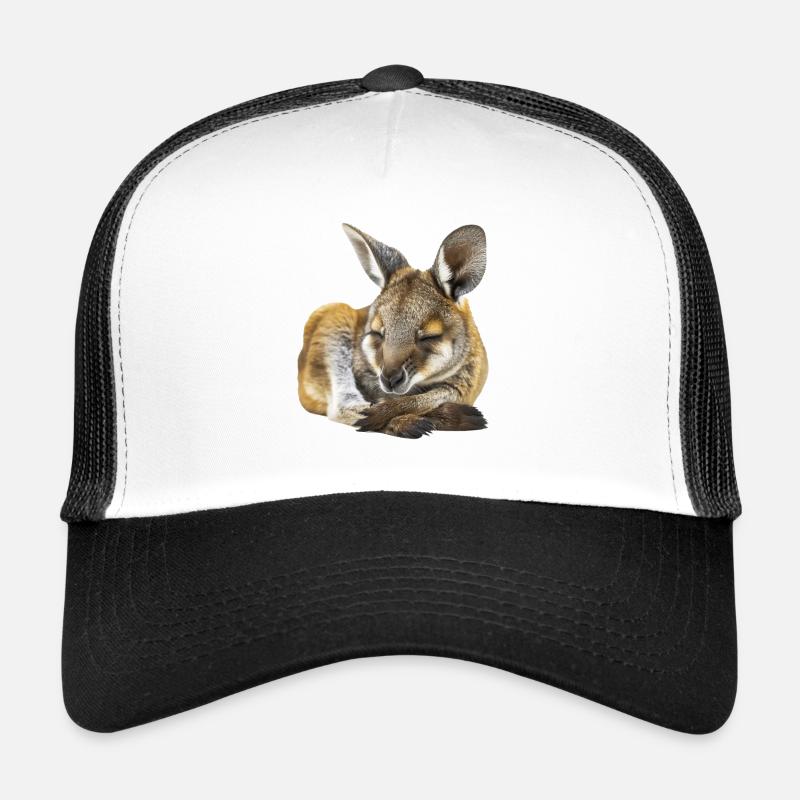 Wallaby - Trucker Cap - Weiß/Schwarz