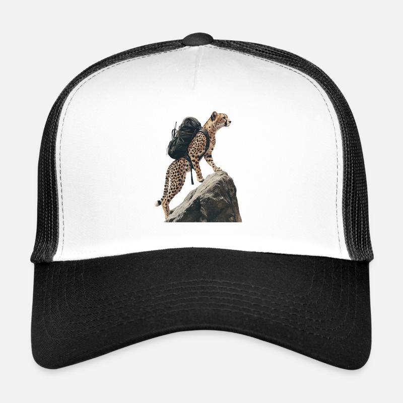 Gepard - Trucker Cap - Weiß/Schwarz