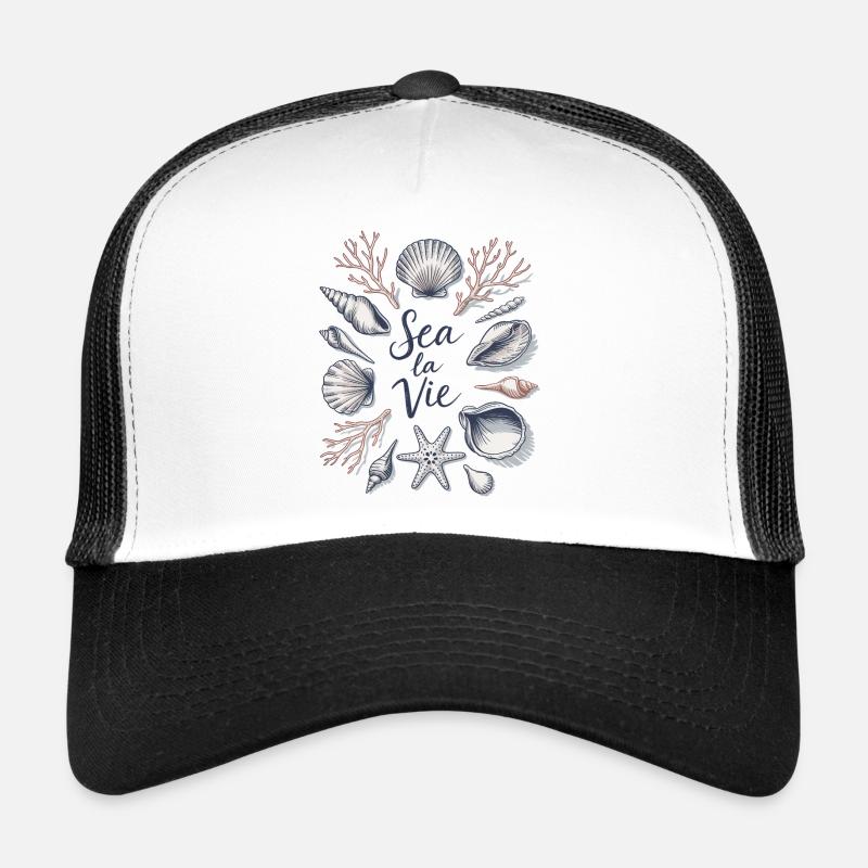 Humour Plage Mer Côtier Été Casquette trucker 