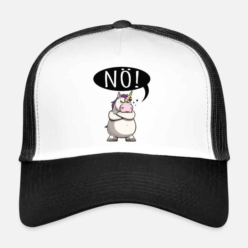 Unicorn Nope chubby Trucker Cap