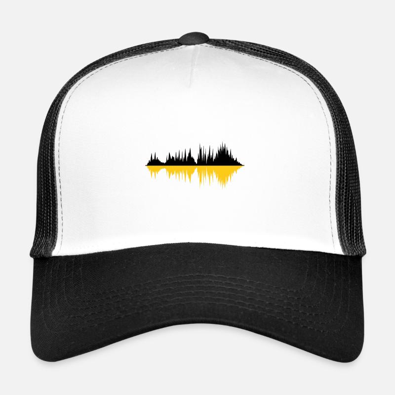 Baden Württemberg Flagge Heimat Stuttgart - Trucker Cap - Weiß/Schwarz