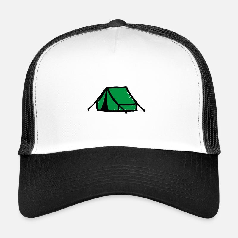 Tent Camping Trucker Cap