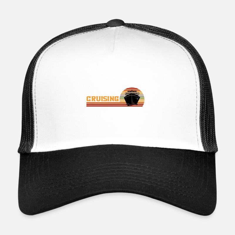 Kreuzfahrt - Trucker Cap - Weiß/Schwarz