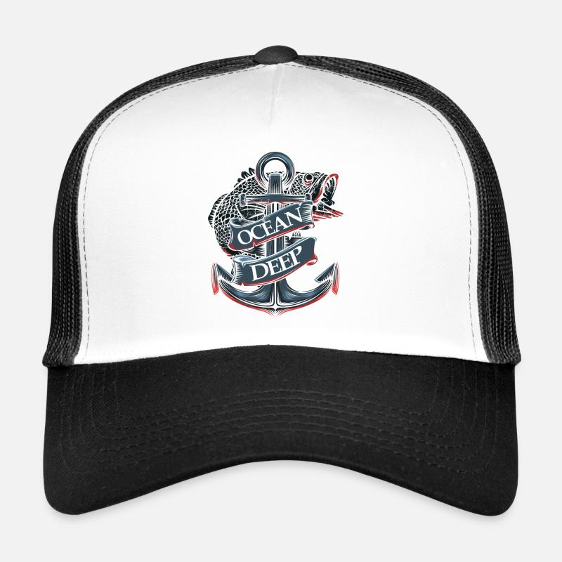 Ancre nautique Casquette trucker 
