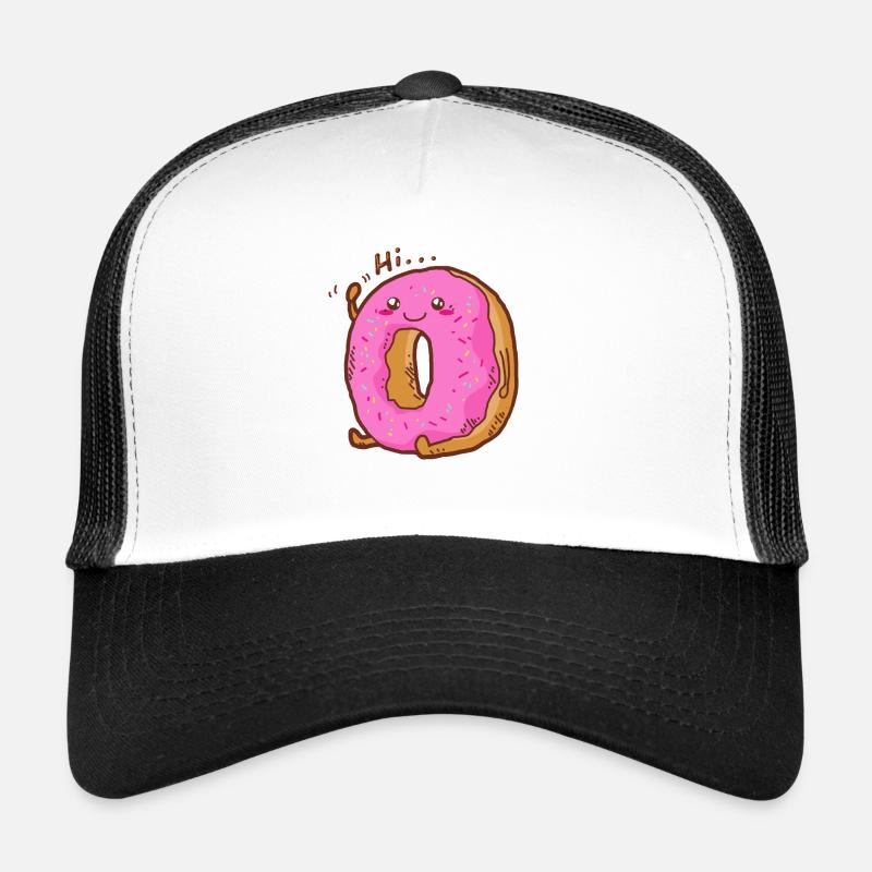 Donut Donuts Kawaii Bonbons Glaçage Sucré Casquette trucker 