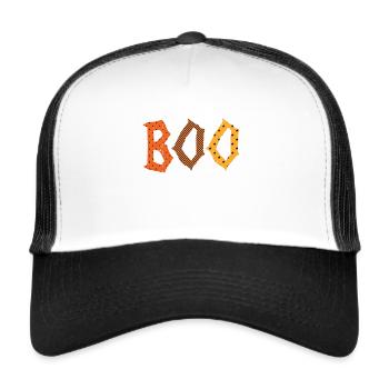 Boo, ghost, ghost, halloween - Trucker Cap - white/black - Front