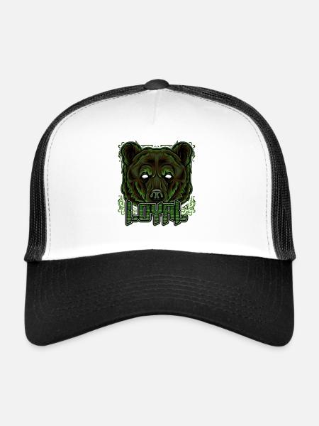 Grizzly - Trucker Cap - Weiß/Schwarz