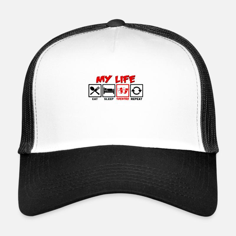 theatre - Trucker Cap - white/black