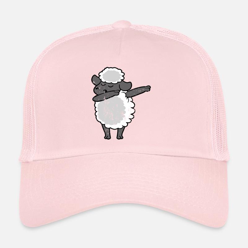 Rétro Vintage Style Grunge Dabbing Dab Lamb mouton Casquette trucker 