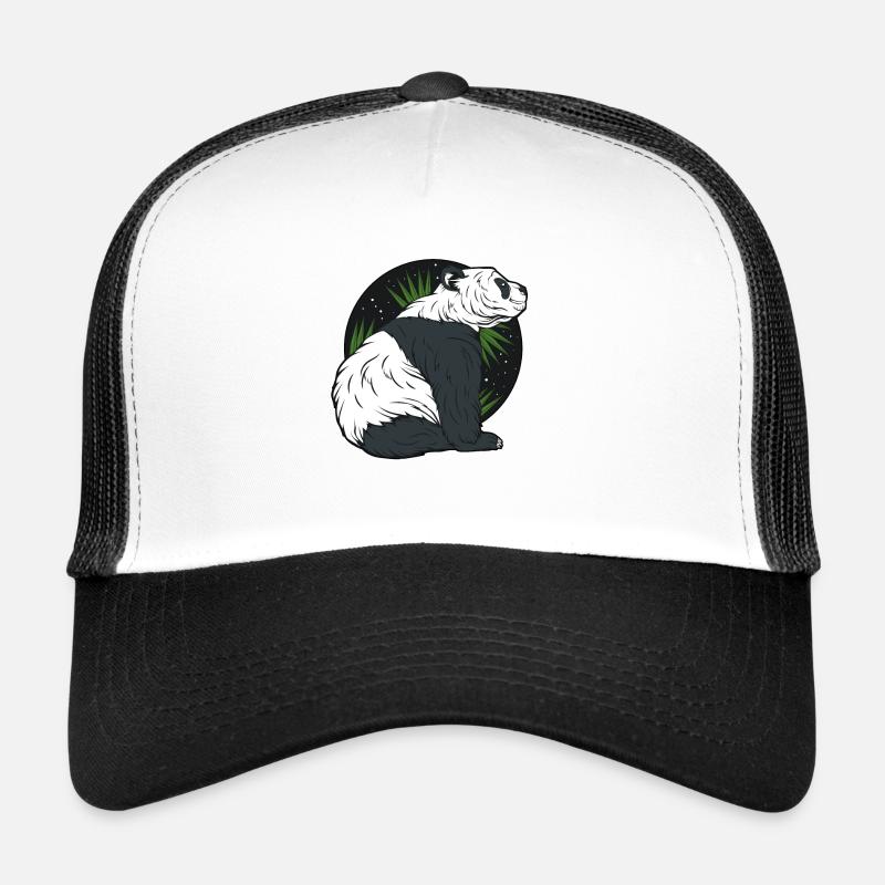 panda - Casquette trucker  - blanc/noir