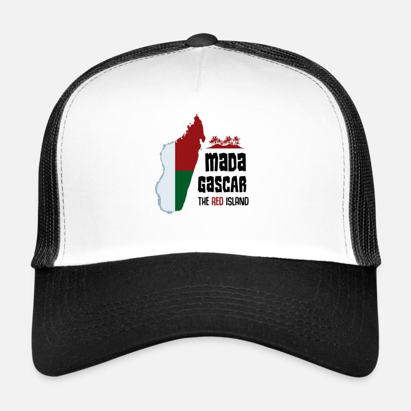 Cool Republik Madagaskar Länderumriss Geschenkidee Trucker Cap