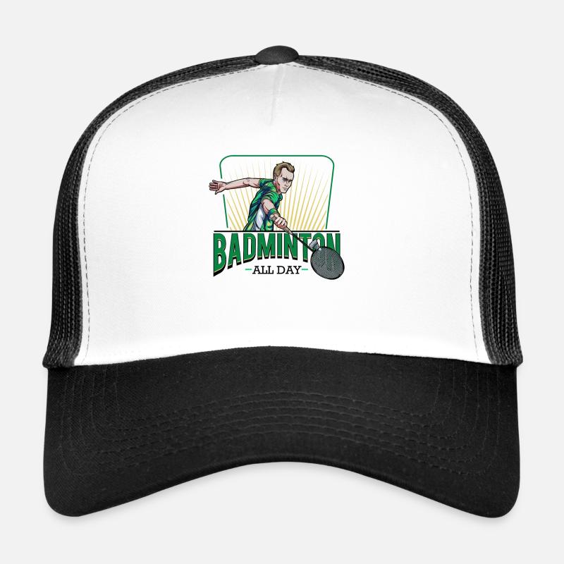 Badminton All Day Cool Statement Renard Cadeau Casquette trucker 