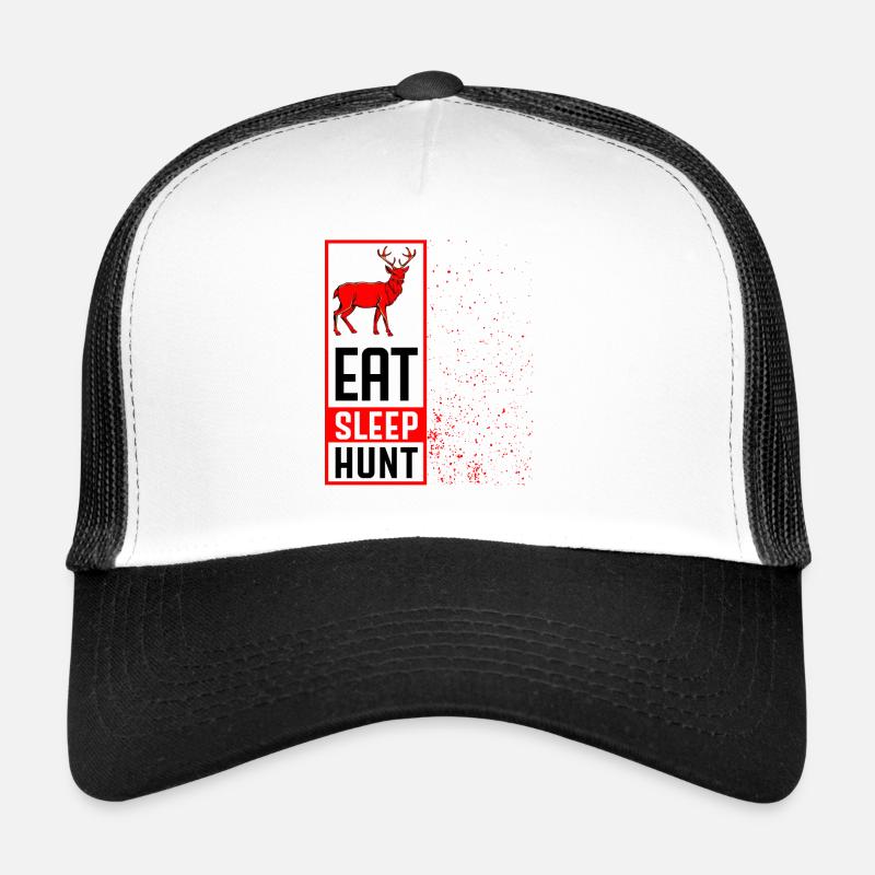 Eat Sleep Hunt Cool Jäger Statement Jagd Geschenk Trucker Cap