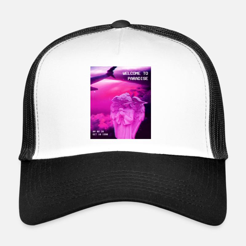 Statue d'ange esthétique Vaporwave. Bienvenue à Casquette trucker 