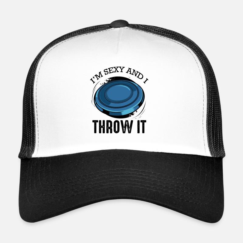 Disque de golf disant cadeau drôle de frisbee de jeu de mots Casquette trucker 