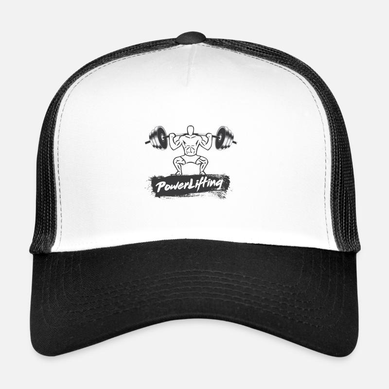 powerlifting - Casquette trucker - blanc/noir