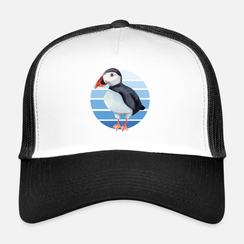 Papageitaucher Puffin Papagei Lunde Vogel Geschenk Trucker Cap