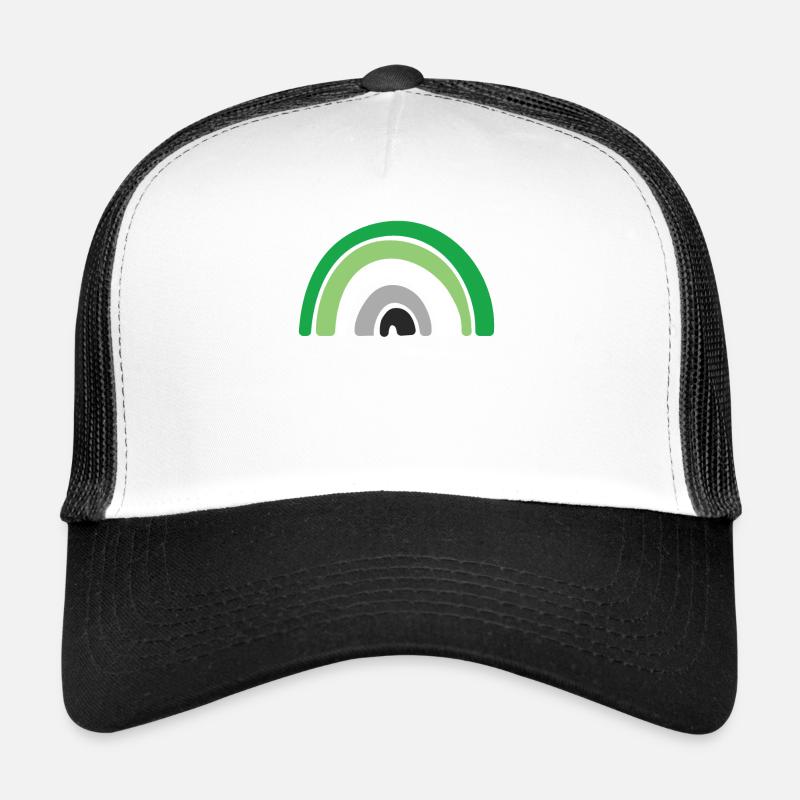 Flag - LGBTQIA Rainbow Aromantic Trucker Cap