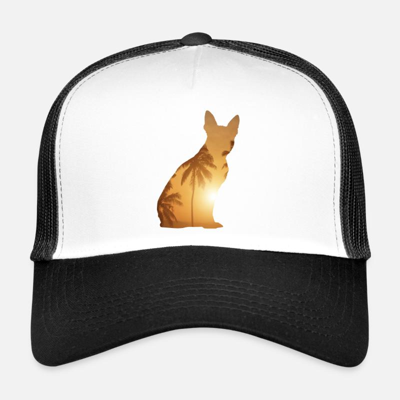 Plage d’été - Boston Terrier Casquette trucker 