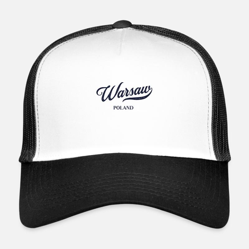 Retro Poland City - Vintage Varsovie Casquette trucker 