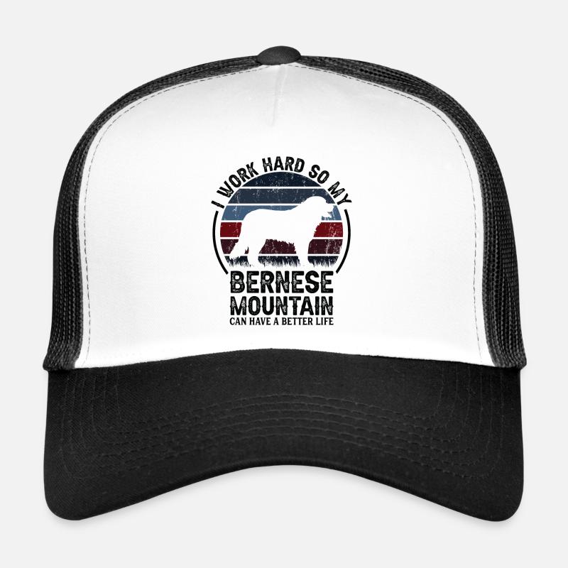 Arbeit Hart - Retro Bernse Mountain Trucker Cap