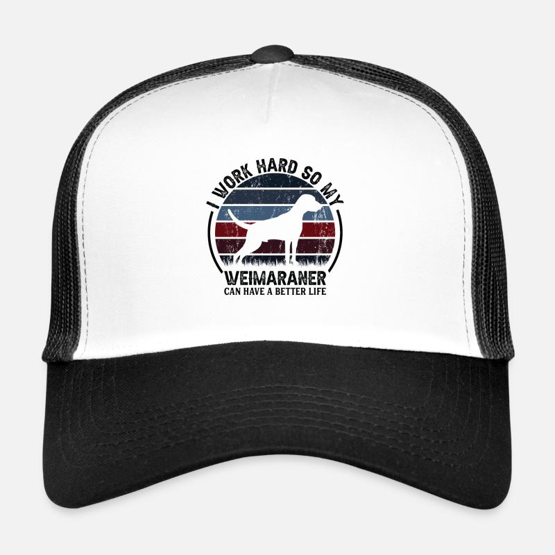 Arbeit Hart - Rétro Weimaranerer Casquette trucker 