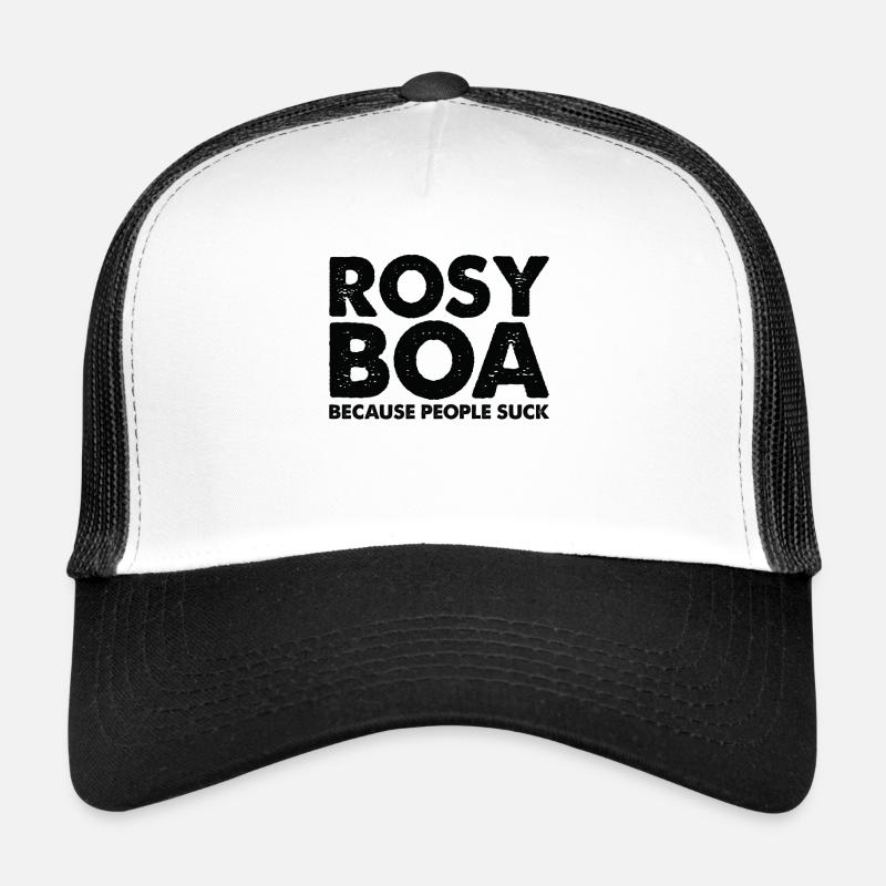 Les gens sucent Rosy Boa Snake Casquette trucker 