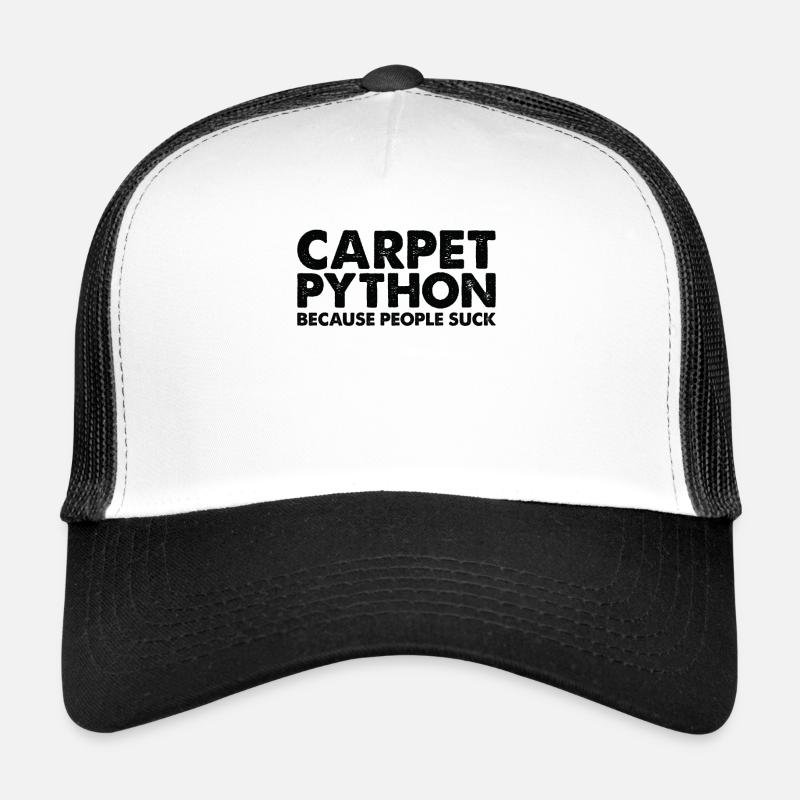 Les gens sucent le tapis python serpent Casquette trucker 