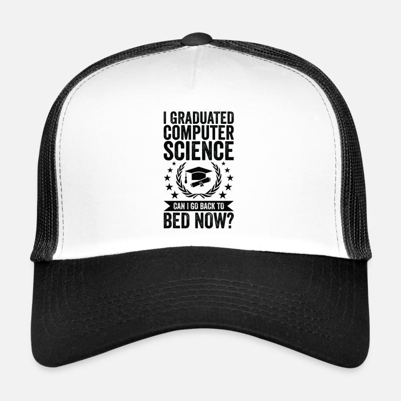 Ich Habe Informatik Studiert - Trucker Cap - Weiß/Schwarz